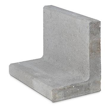 L-Element Grijs H=50 x B=40 x V=30 cm (R)