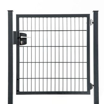DSM Forty poort Enkel Breedte: 1000mm, Hoogte: 1000, Kleur: RAL-9005