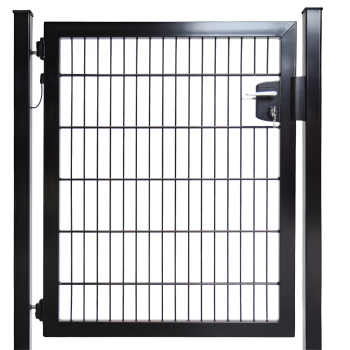DSM Prestige poort enkel Breedte: 1000mm, Hoogte: 2000mm, Kleur: RAL-9005