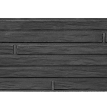 Berton©-motiefplaat antraciet gecoat H36 x D3,5 x L184 cm Lungo