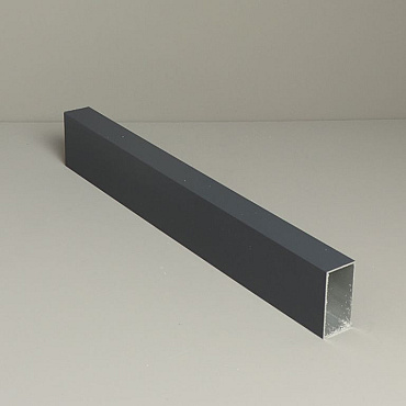 Alu.fundatiekoker 6.0x3.0x600cm anthaciet