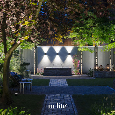 in lite ace up down rose silver 12v