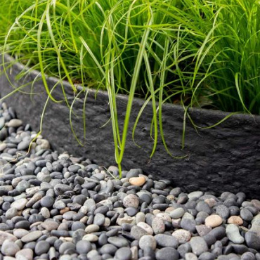 eco border pe kunststof kantopsluiting 20cm hoog antraciet 20 m1