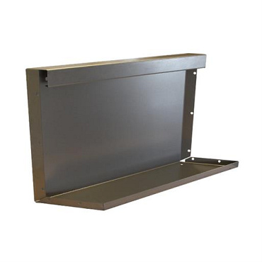 bloembak module parallel paneel e 60x42 cm l   corten