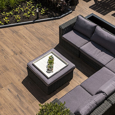 keramische tegel 40x120x2 cm woodlook mahony