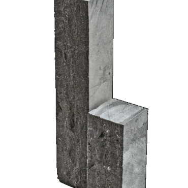 palissade blue moon rockface 12x12x60 cm