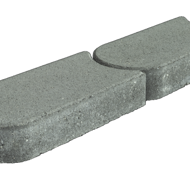 kantsteen graskant antraciet 33x16x4.5 cm