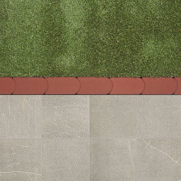 kantsteen graskant rood 22x12x4.5 cm