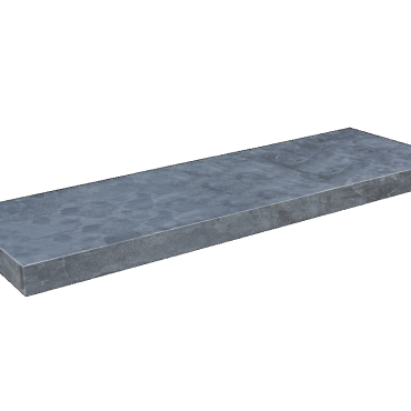 vijverrand blue moon hon. linea 100x20x3 cm