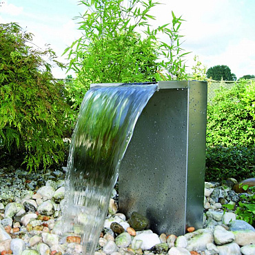 waterval set venezia met licht 50x36 5x9cm rvs