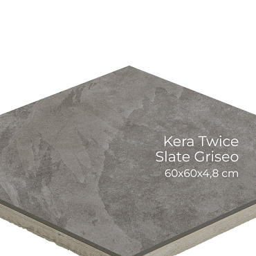 kera twice 60x60x4 8 cm slate griseo