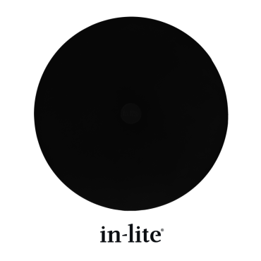 in lite disc wall 100 230v black