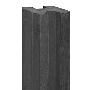 spui serie berton  sleufpaal 11.5x11.5 antraciet 11.5x11.5x272cm eindmodel