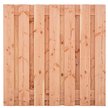 tuinscherm douglas 15 planks meckelenburg 180x180cm fijnbezaagd