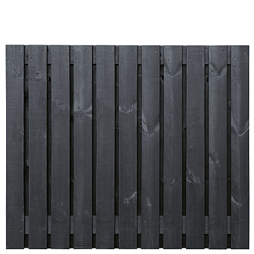 tuinscherm zwart gesp. 23 planks 21 2 dresden 150x180cm