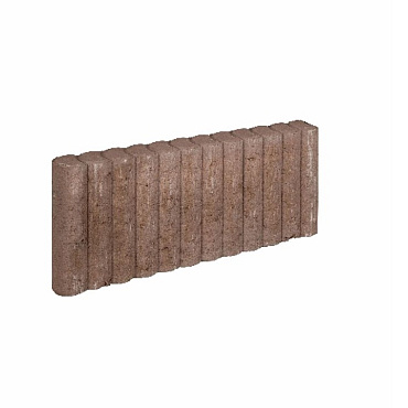 mini rondobandpallisade 6x25x50 bruin