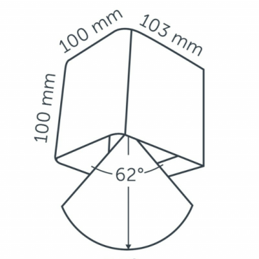 in lite ace down 100 230v corten