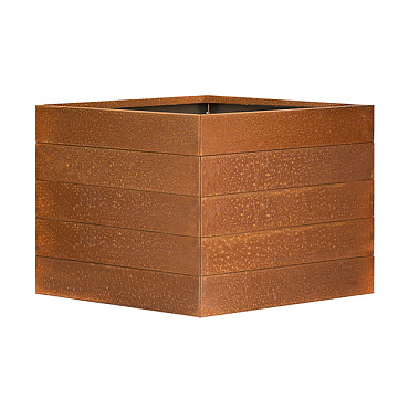 bloembak modulair corten 150x150x70 cm