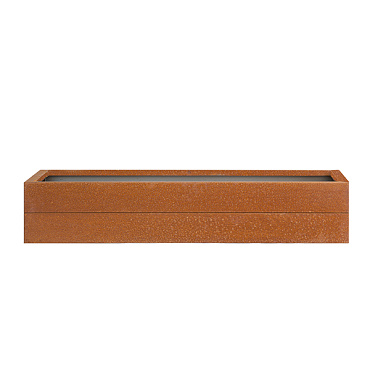 bloembak modulair corten 120x60x28 cm