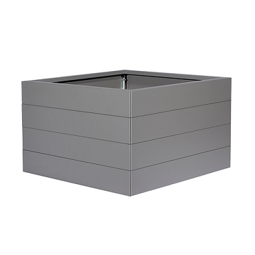 bloembak modulair poedercoat taupe 240x60x56 cm