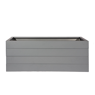 bloembak modulair poedercoat taupe 240x60x56 cm