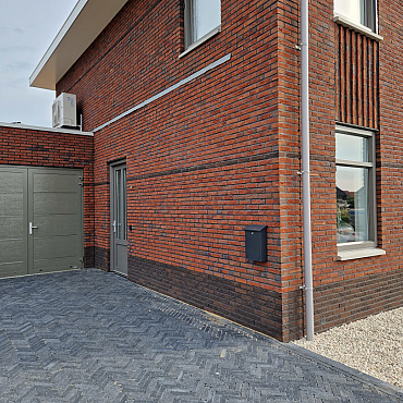 stonique trommel waalformaat 7 cm antraciet