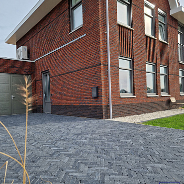 stonique trommel waalformaat 7 cm antraciet