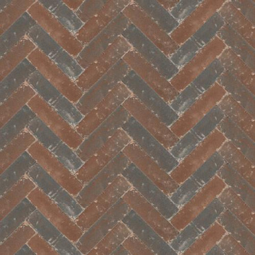 abbeystones 20x5x7 cm gesmoord bruin met deklaag
