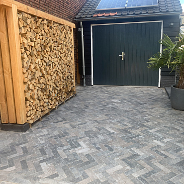 antieke trommel dikformaat 8 cm oud drachten