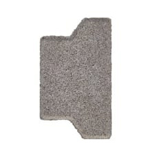 halve h prof 8 cm grijs facet