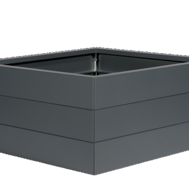 bloembak modulair   antraciet 240x240x42 cm