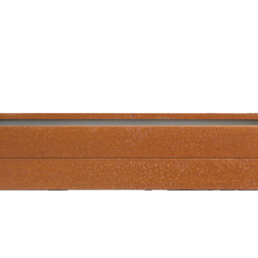 bloembak modulair   corten 210x30x28 cm