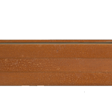 bloembak modulair   corten 120x30x42 cm
