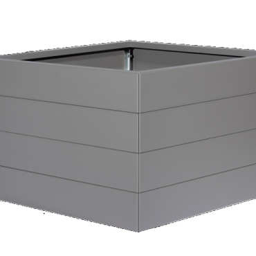 bloembak modulair   taupe 90x90x70 cm