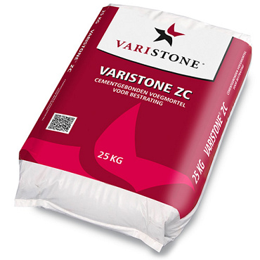 varistone zc donkergrijs 25 kg zak