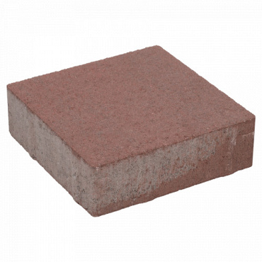 exclukera 20x20x6 cm komo rood bruin met deklaag