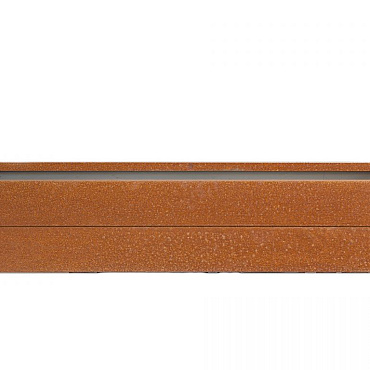 bloembak modulair   corten 150x30x28 cm