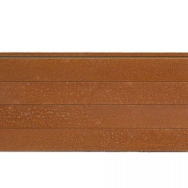 bloembak modulair   corten 300x60x56 cm