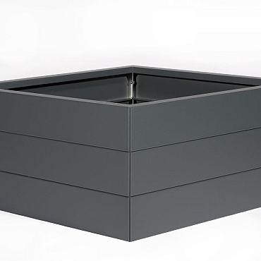 bloembak modulair   antraciet 240x240x42 cm