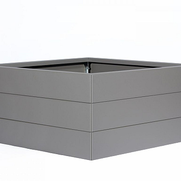 bloembak modulair   taupe 150x150x42 cm