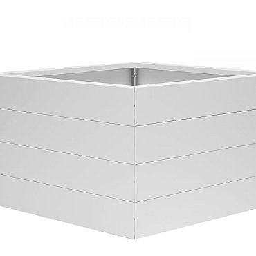 bloembak modulair   wit 150x150x70 cm