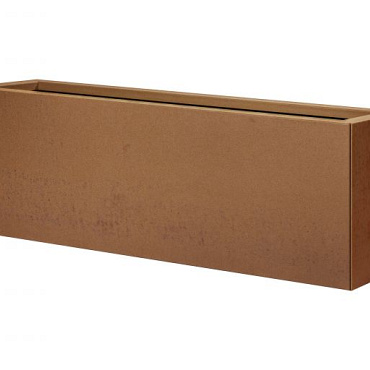 bloembak vlak   corten 30x180x40 cm
