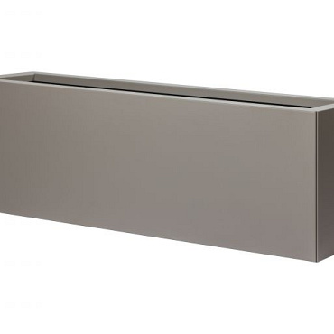 bloembak vlak   taupe 30x120x60 cm