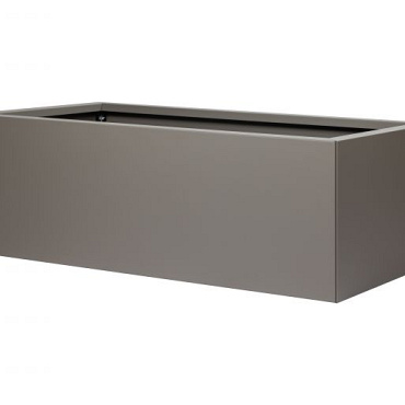 bloembak vlak   taupe 60x150x60 cm