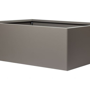 bloembak vlak   taupe 90x120x60 cm