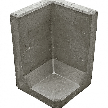 hoek l element grijs 40x40x40 cm r 