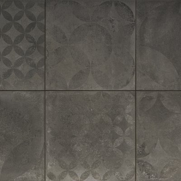keramische tegel deco concr graphite tre 60x60x3 cm