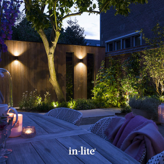 In-Lite Halo Up-Down Black 100-230V