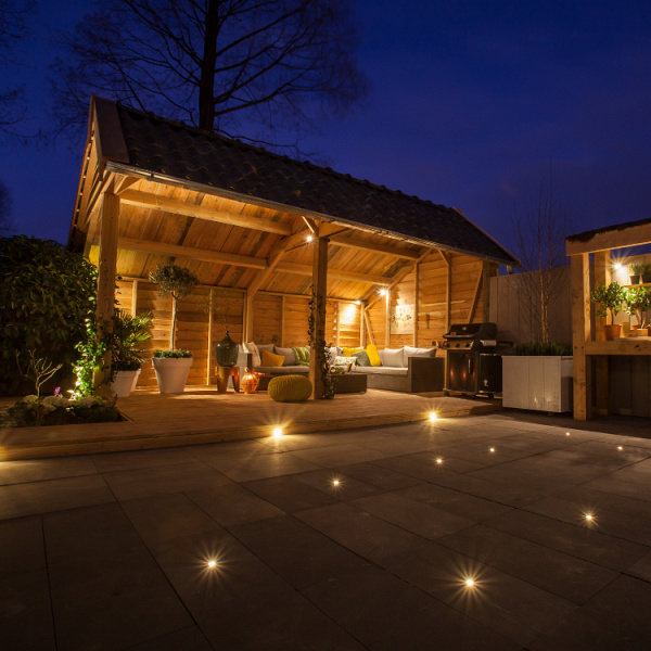 In-Lite Puck Black 12V