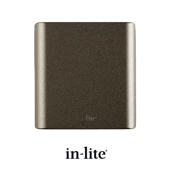 In-Lite Ace Up-Down Rose Silver 100-230V